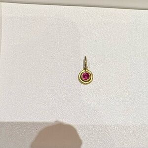 Waxing Poetic Ruby Charm